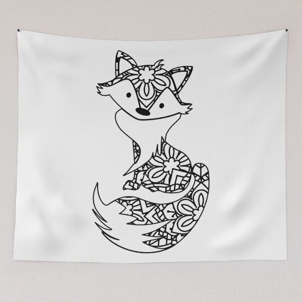 Item preview, Fox Mandala  designed and sold by Jordan Blackstone.