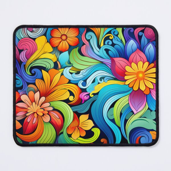 Item preview, Wonderful Vibrant Flowers Pattern #12 designed and sold by GrinGalore.