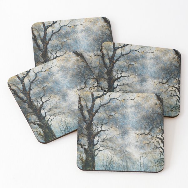 Item preview, Trees on a cold morning designed and sold by ShroomSquirrel.