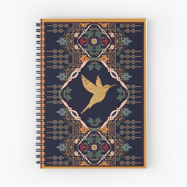 Item preview, Colibrí dorado vintage con motivos florales designed and sold by Clitus.