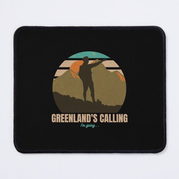 Item preview, Greenland Is Calling I'm Going Retro Vintage designed and sold by GraTEEtude.