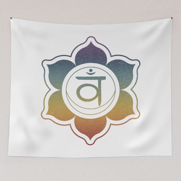 Item preview, Sacral Chakra Mandala - Snow + Rainbow Sunset designed and sold by Irene Estelle.