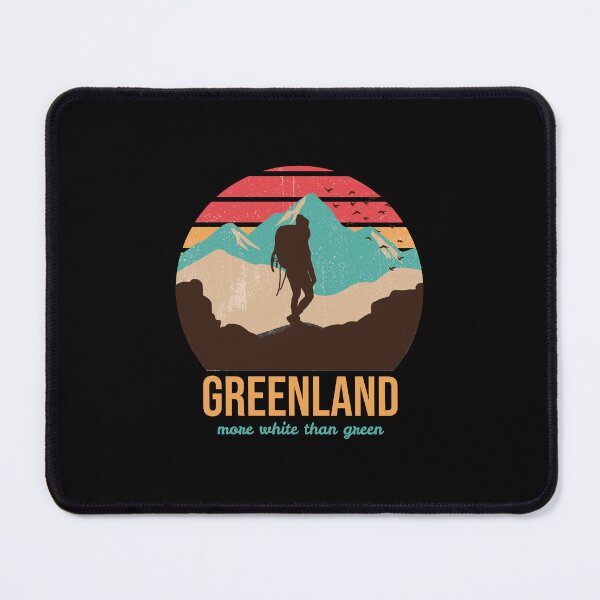 Item preview, Greenland More White Than Green Retro Vintage designed and sold by GraTEEtude.