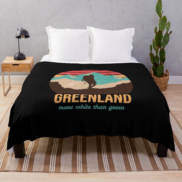 Item preview, Greenland More White Than Green Retro Vintage designed and sold by GraTEEtude.