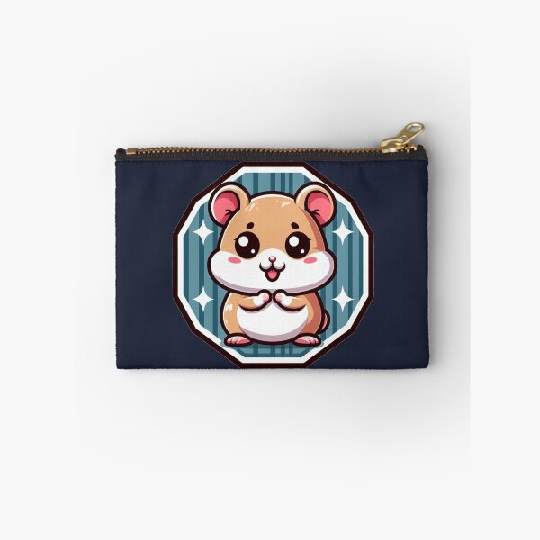 Item preview, Happy Hammy Starry Hamster Cartoon Illustration Drawing designed and sold by CoffeeIsATrip.