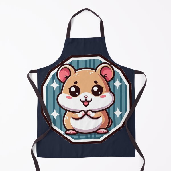Item preview, Happy Hammy Starry Hamster Cartoon Illustration Drawing designed and sold by CoffeeIsATrip.