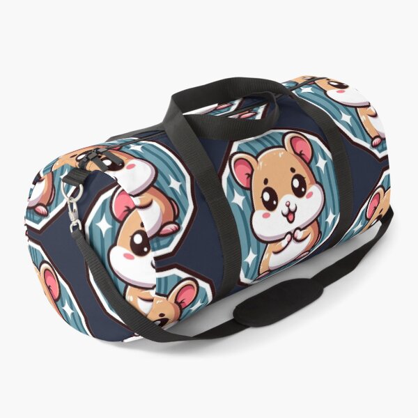 Item preview, Happy Hammy Starry Hamster Cartoon Illustration Drawing designed and sold by CoffeeIsATrip.