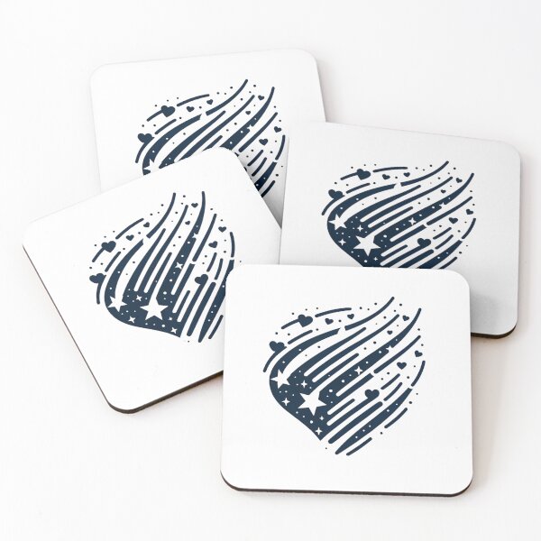Item preview, Shooting Hearts - Starry Love Trail designed and sold by SADStyleDesigns.