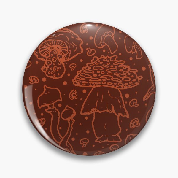 Aperçu de l'œuvre Champignon Motif Rétro Années 70 Couleur Orange Groovy Funky Répétition Nature Hippie Hippie Boho Années 1970 Années 60 Sorcière Vintage créée et vendue par SugaredTea.