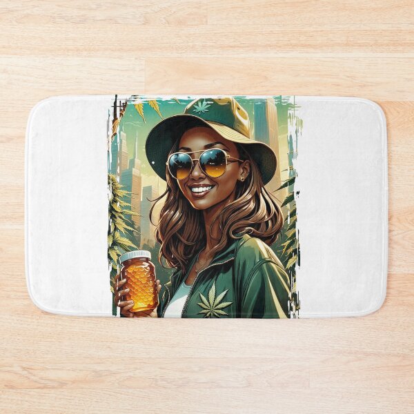 Item preview, Girl Farmer Cannabis Marijuana Grower Strain Product Label Package Design designed and sold by DabGraphic.