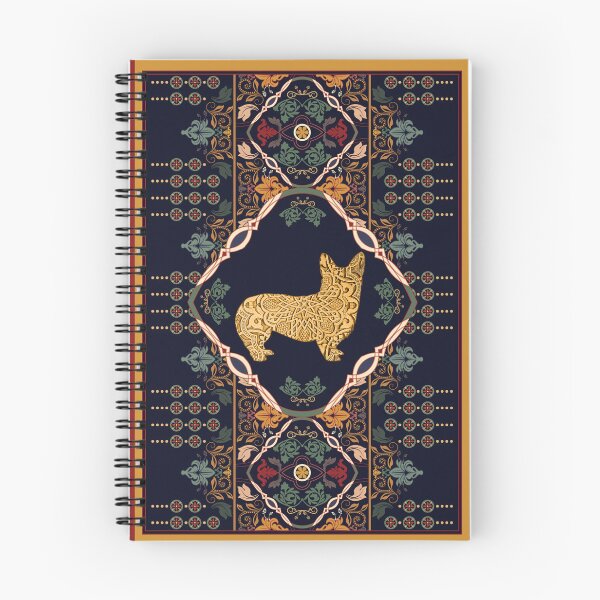 Item preview, Vintage Golden Corgi With Flower Patterns designed and sold by Clitus.