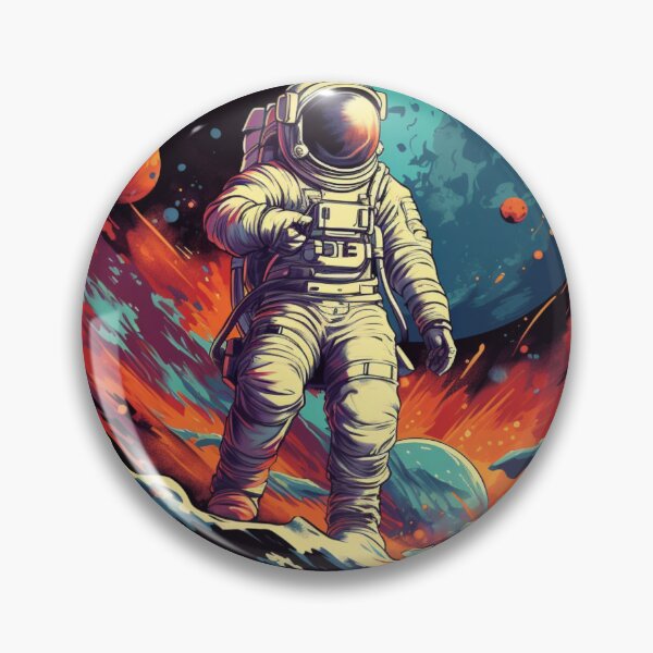 Item preview, Vibrant Galaxy Astronaut designed and sold by GrinGalore.