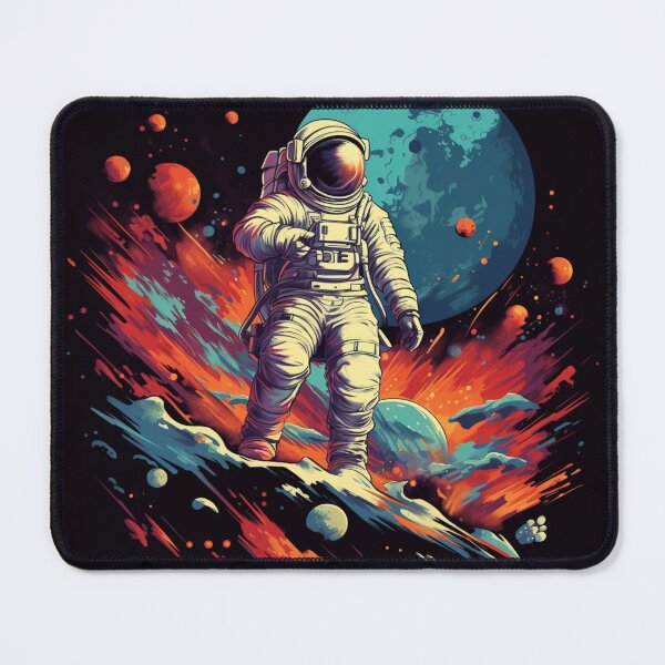 Item preview, Vibrant Galaxy Astronaut designed and sold by GrinGalore.