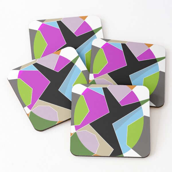 Item preview, An egg drawing adorned with a geometric corner pattern in vibrant colors. designed and sold by MigWhimsy.