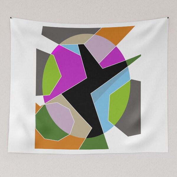 Item preview, An egg drawing adorned with a geometric corner pattern in vibrant colors. designed and sold by MigWhimsy.
