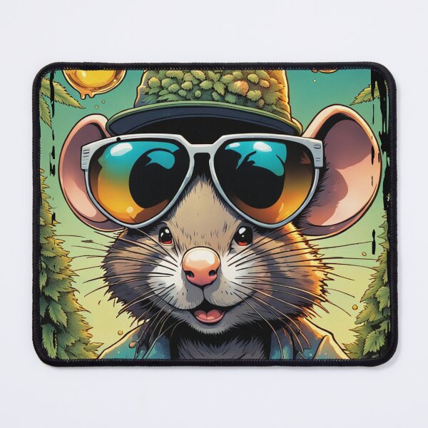 Item preview, Dope Mouse Farmer Pot Cannabis Marijuana Grower designed and sold by DabGraphic.