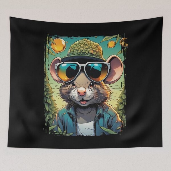 Item preview, Dope Mouse Farmer Pot Cannabis Marijuana Grower designed and sold by DabGraphic.
