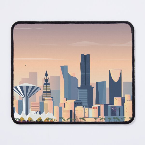 Item preview, Riyadh saudi arabia travel poster designed and sold by Arctic frame studio.
