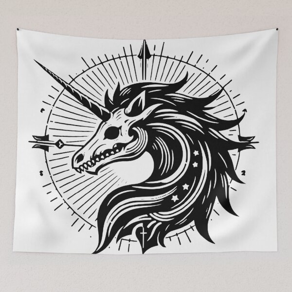 Item preview, Gothic unicorn  designed and sold by AresArts.