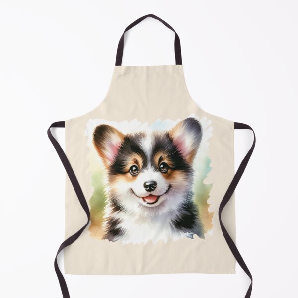 Item preview, Black and Tan Welsh Corgi Pup designed and sold by critterpatchusa.