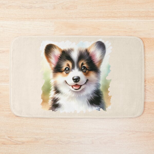 Item preview, Black and Tan Welsh Corgi Pup designed and sold by critterpatchusa.