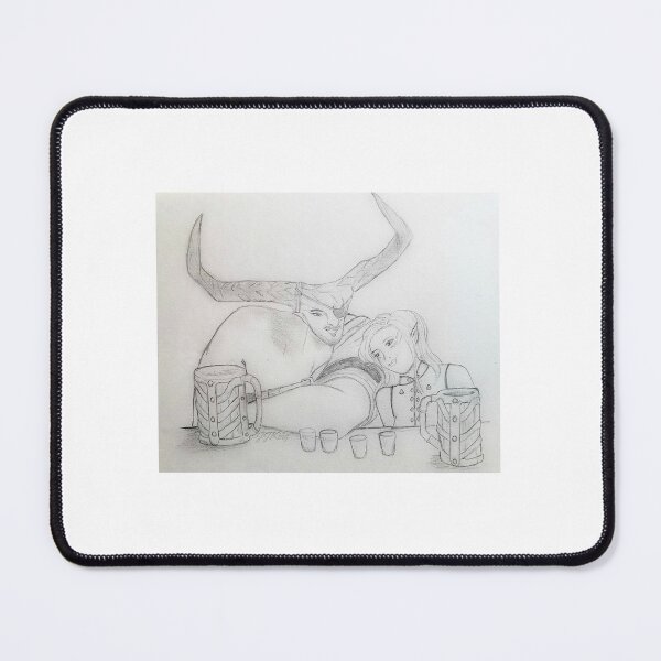 Item preview, Drinks with The Iron Bull designed and sold by WardenQueen.