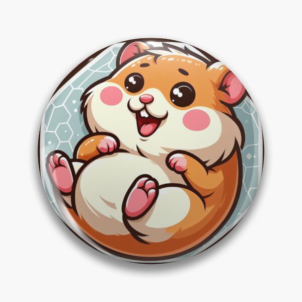 Item preview, Happy Hamster Tickle My Tummy Cartoon Illustration Drawing designed and sold by CoffeeIsATrip.