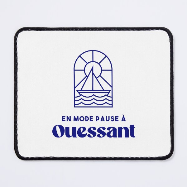 Item preview, Ouessant in pause mode - Brittany Morbihan 56 BZH Sea Island of Ouessant designed and sold by Burning Dog.