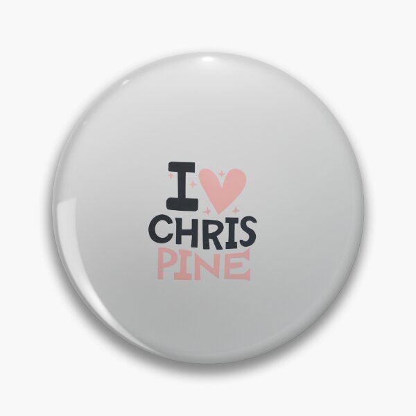 Item preview, I Love Chris Pine designed and sold by Itsheartshop.