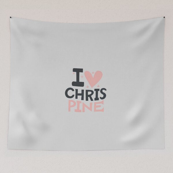 Item preview, I Love Chris Pine designed and sold by Itsheartshop.