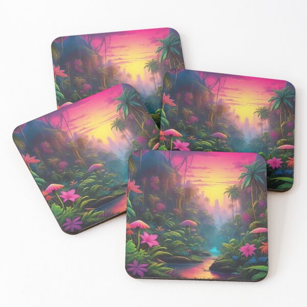 Item preview, Lush Neon Jungle Art (651) designed and sold by WASjourney.