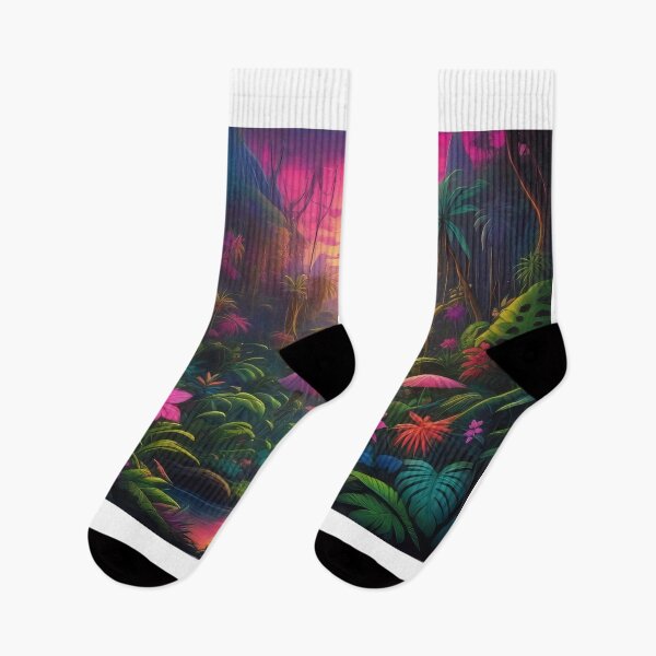 Item preview, Lush Neon Jungle Art (651) designed and sold by WASjourney.