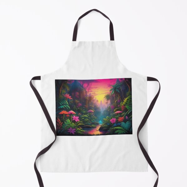 Item preview, Lush Neon Jungle Art (651) designed and sold by WASjourney.