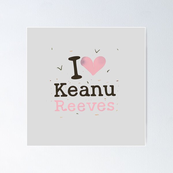 Artikel-Vorschau von Ich liebe Keanu Reeves, designt und verkauft von Itsheartshop.