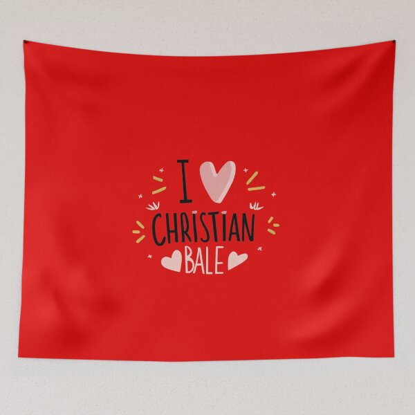Item preview, I Love Christian Bale designed and sold by Itsheartshop.