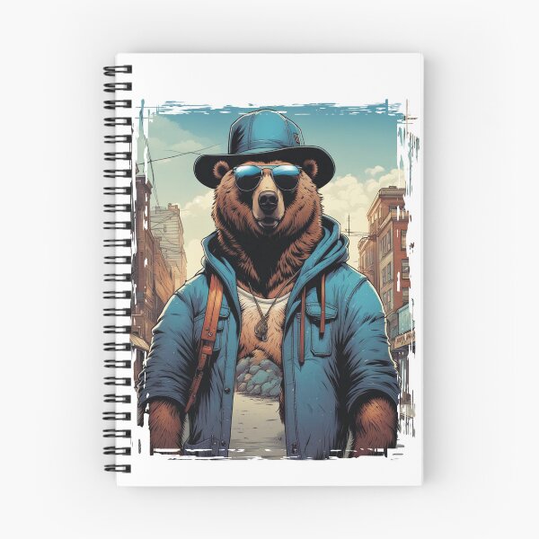 Item preview, Rapper Bear Urban City Style Ready For Freestyle Rap Battle  designed and sold by DabGraphic.