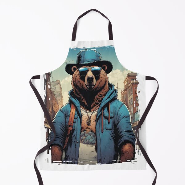Item preview, Rapper Bear Urban City Style Ready For Freestyle Rap Battle designed and sold by DabGraphic.
