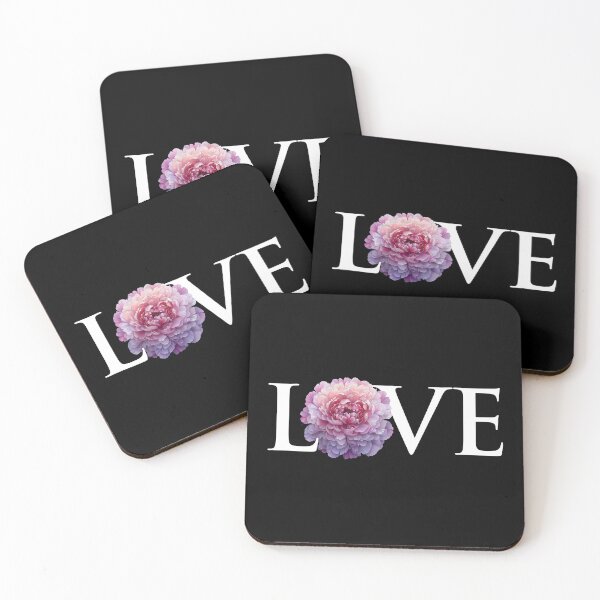 Item preview, LOVE | Peony Flower Edition designed and sold by Altered Pixels.