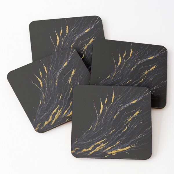 Item preview, Impressionism Golden Splash Art designed and sold by TondoMeander.