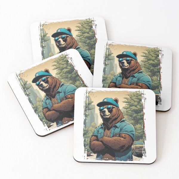 Item preview, HipHop Bear Style Urban City Style Ready For Freestyle Rap Battle  designed and sold by DabGraphic.