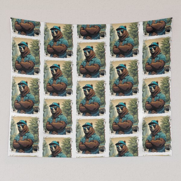 Item preview, HipHop Bear Style Urban City Style Ready For Freestyle Rap Battle  designed and sold by DabGraphic.