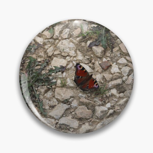 Item preview, Beautiful Butterfly on Stony Ground with Dandelion Greenery designed and sold by Pawsitive2Print.