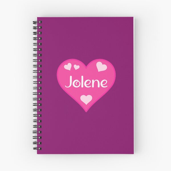 Item preview, Jolene Name Pink Heart  designed and sold by Jeallan Designs.