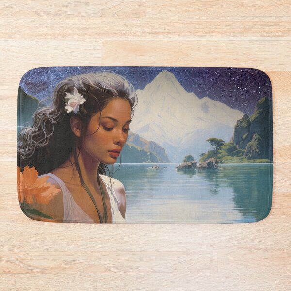 Item preview, beautiful woman at the lake, first date designed and sold by Mauswohn.