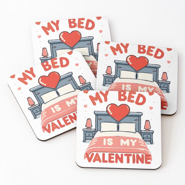 Item preview, my bed is my valentine designed and sold by Decor-Craft.