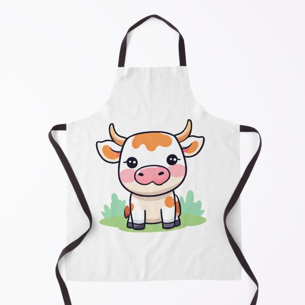 Item preview, Cute Cow, Cute Animal, kawaii animal designed and sold by PurpleWay.