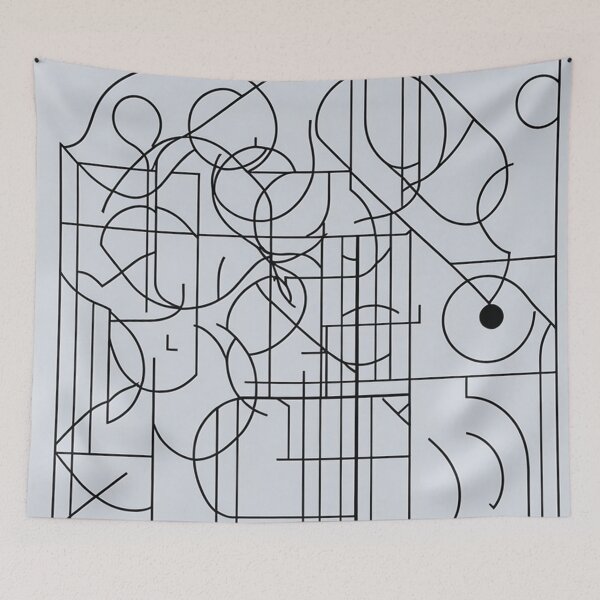 Item preview, Single Line Labyrinth designed and sold by TondoMeander.