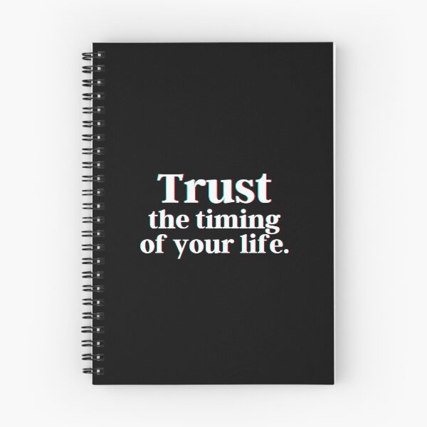 Item preview, Trust the timing of your life. designed and sold by PostiveText.