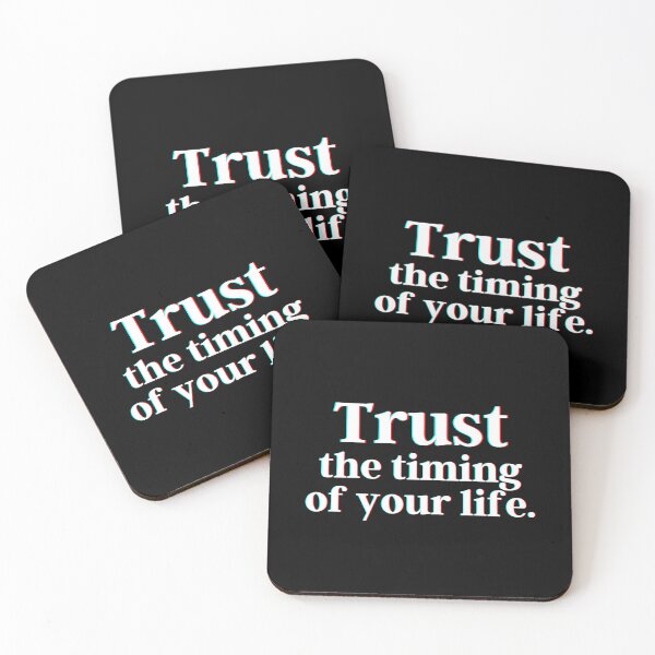 Item preview, Trust the timing of your life. designed and sold by PostiveText.