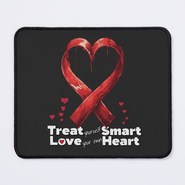 Item preview, Heartfelt Awareness - Heart Disease Support Ribbon Design designed and sold by Sir Meow Meow.